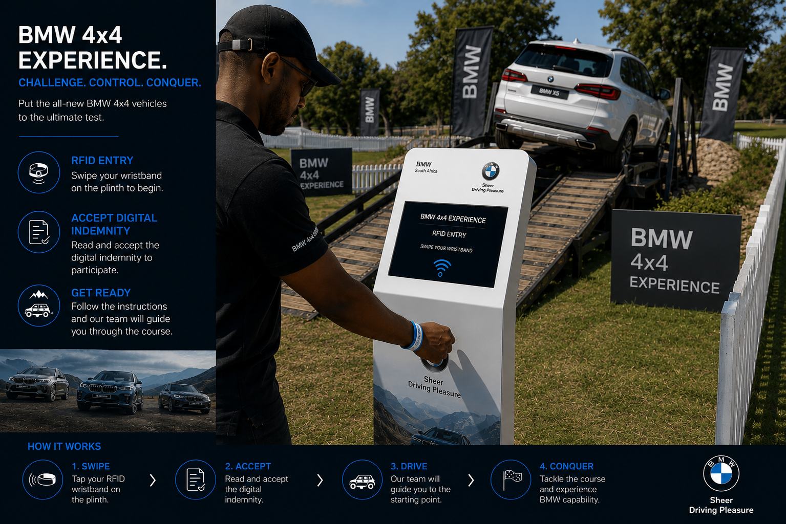 BMW X3 4x4 Experience — On-Site Test Drive Booking