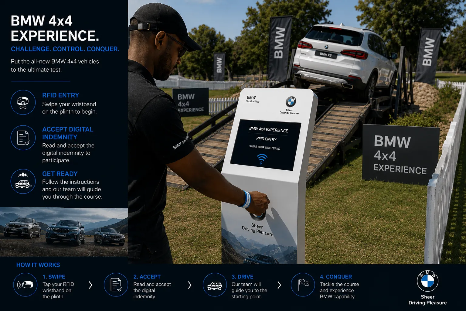 BMW X3 4x4 Experience — On-Site Test Drive Booking