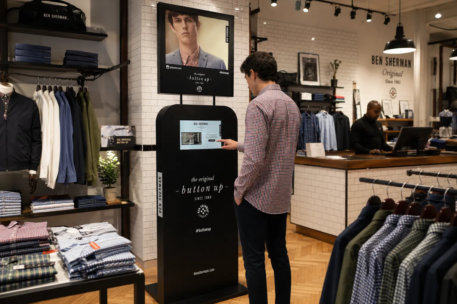 Touch Screen Interface · Custom Touchscreen Plinth