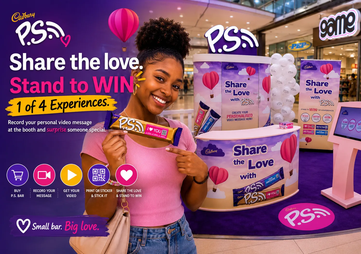 Cadbury P.S. Video Booth — Share the Love
