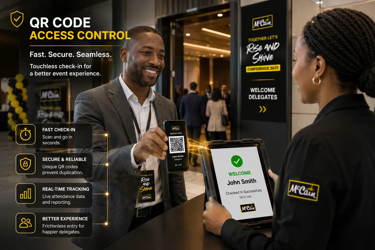 QR Code Access Management