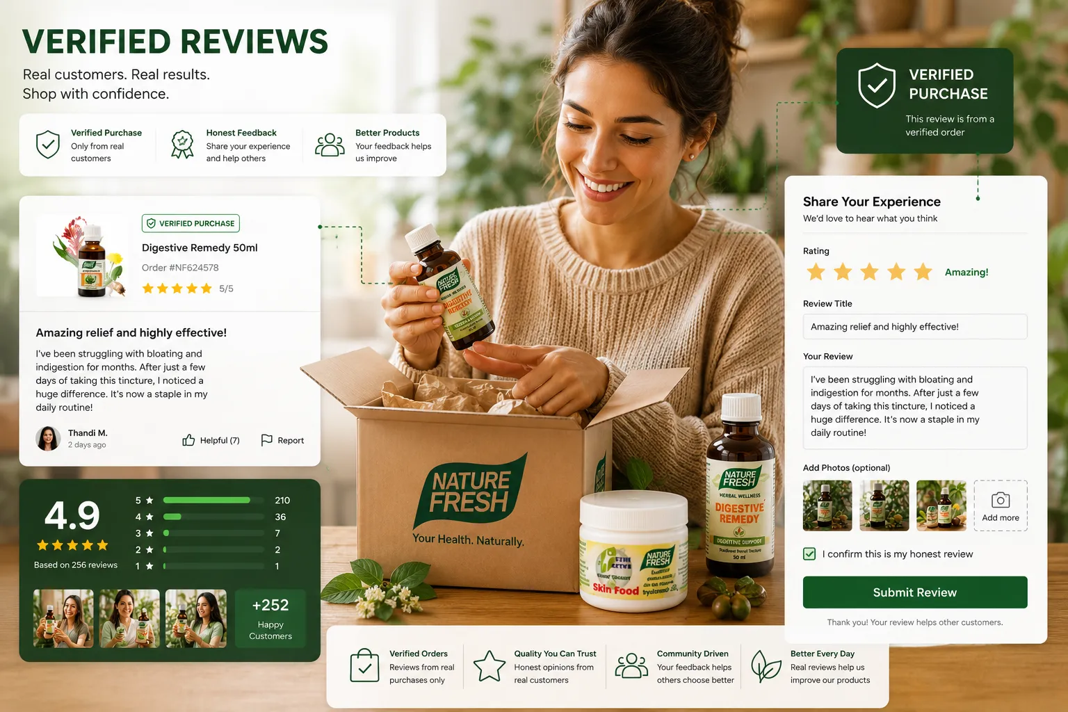 Verified Customer Reviews on the Nature Fresh Platform — Real Customers, Real Results