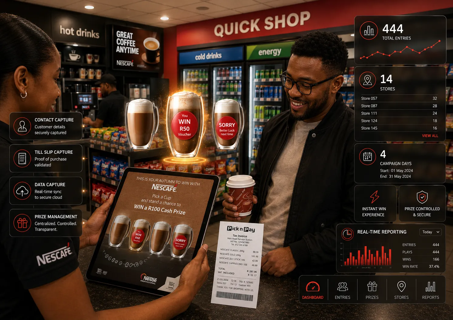 Nescafé Pick a Cup & Win