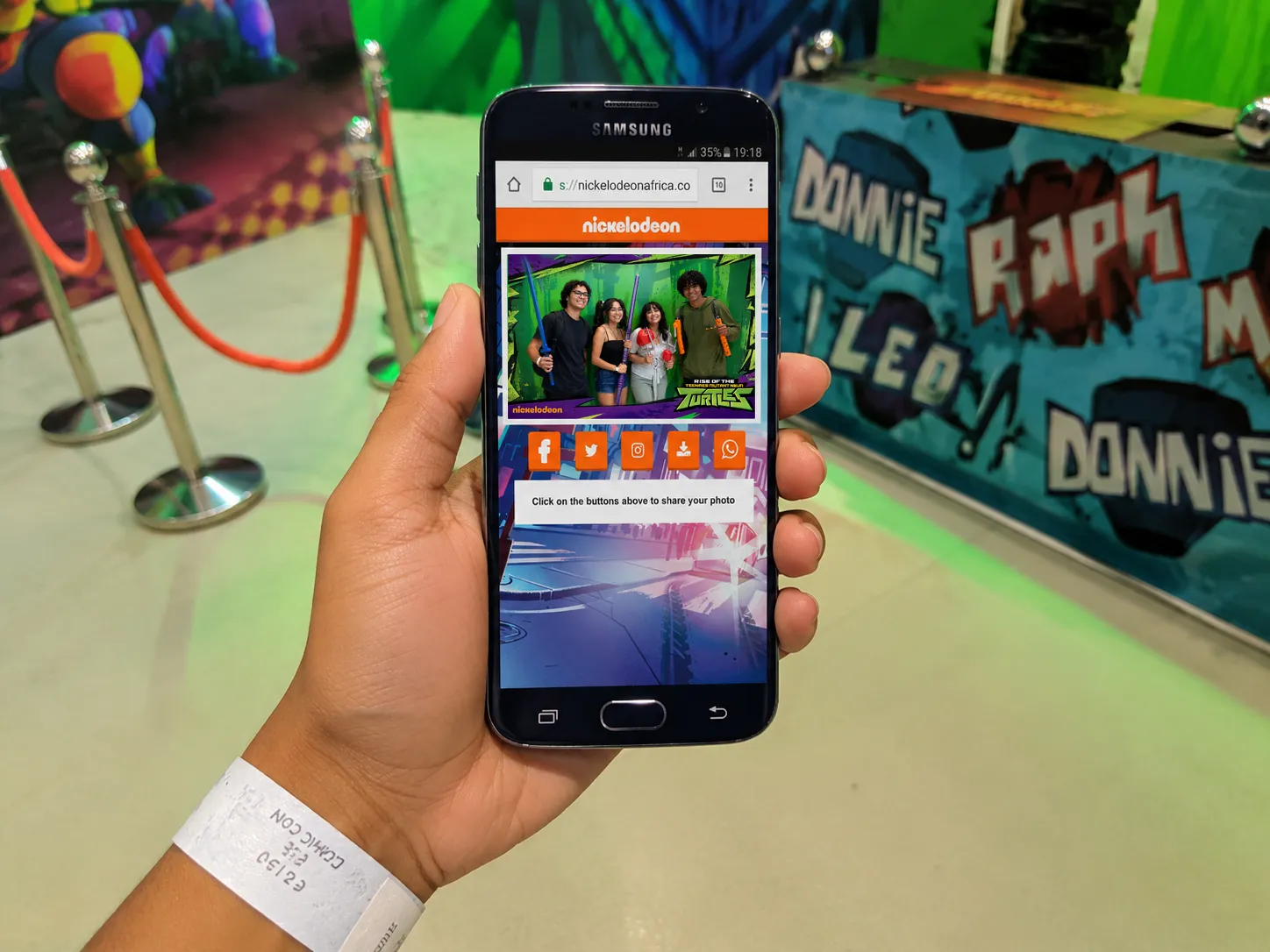 Custom Nickelodeon Branded Microsite