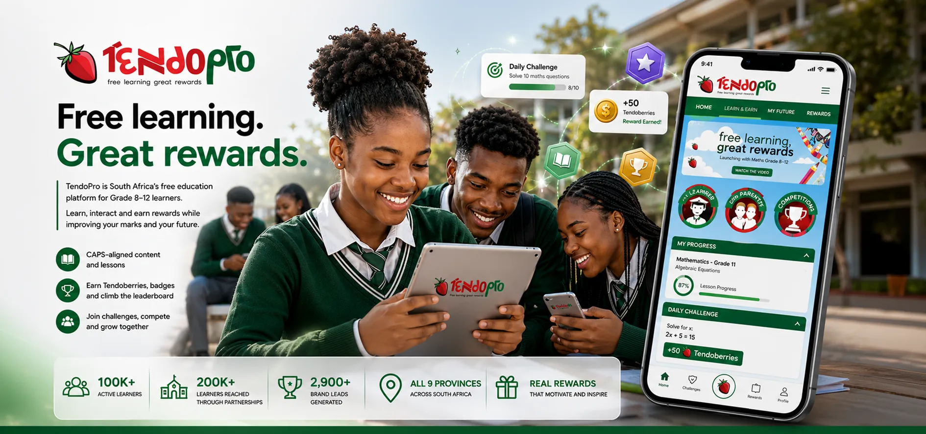 TendoPro Free Education Platform