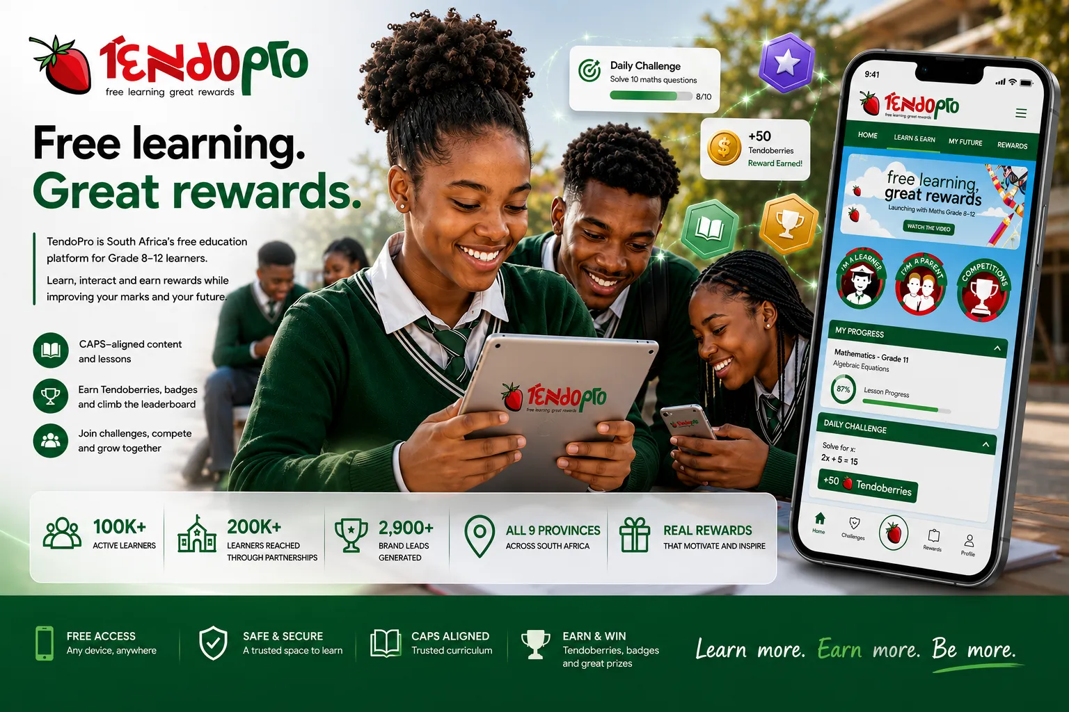 TendoPro Free Education Platform